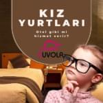 tepede "kız yurtları" yazılı altında otel gibi mi hizmet verir alt metni bulunan görsel. yarım daire içerisinde nuvola logosu, geri planda oda görseli ve ön planda merak eden çocuk görseli