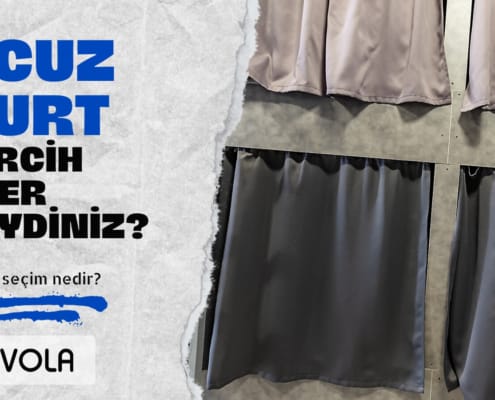 16:9 formatında solda ucuz yurt tercih eder miydiniz? yazısı, sağda yurt odası görseli