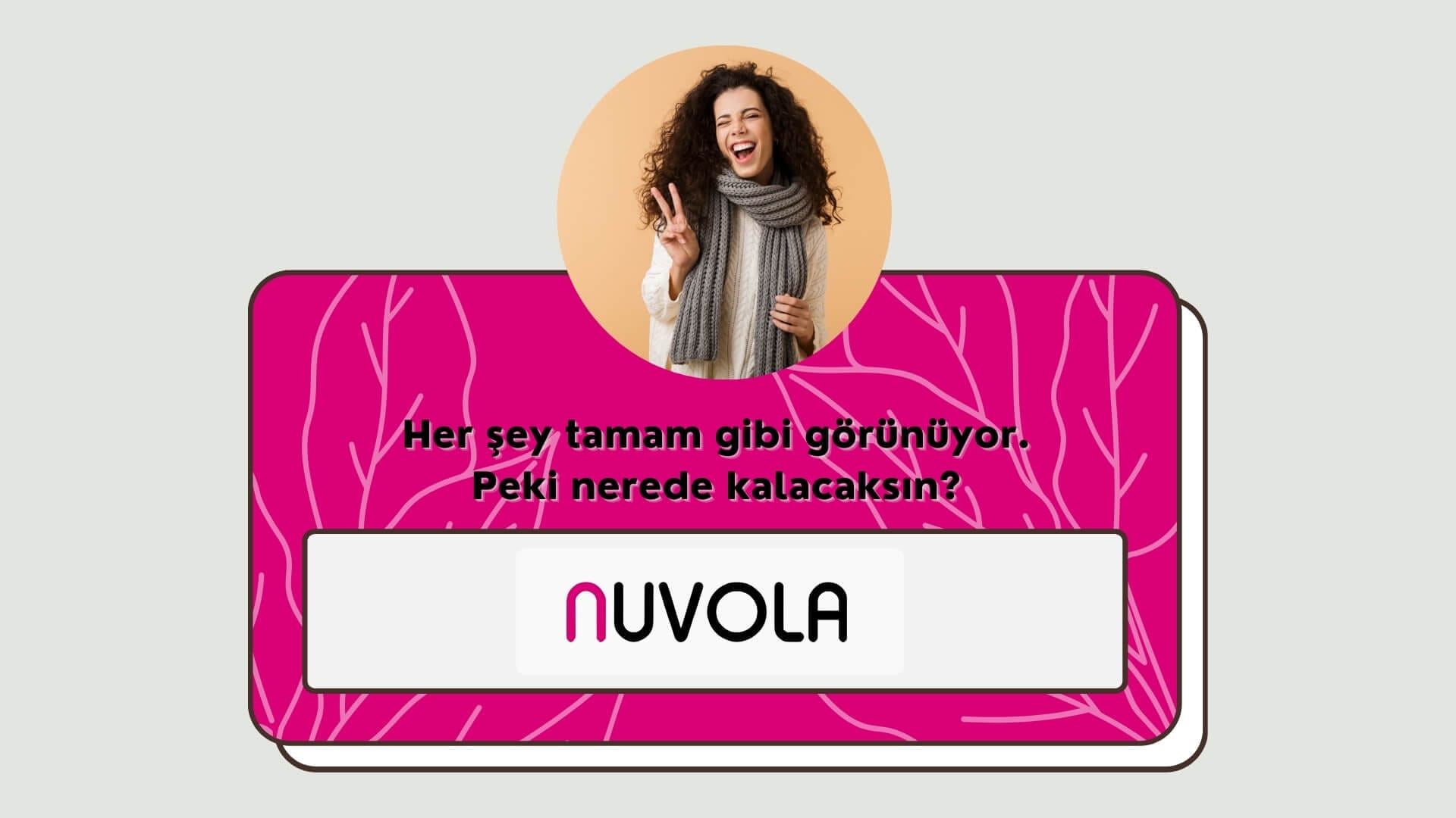 Nuvola Kız Yurdu logosu üzerinde, 